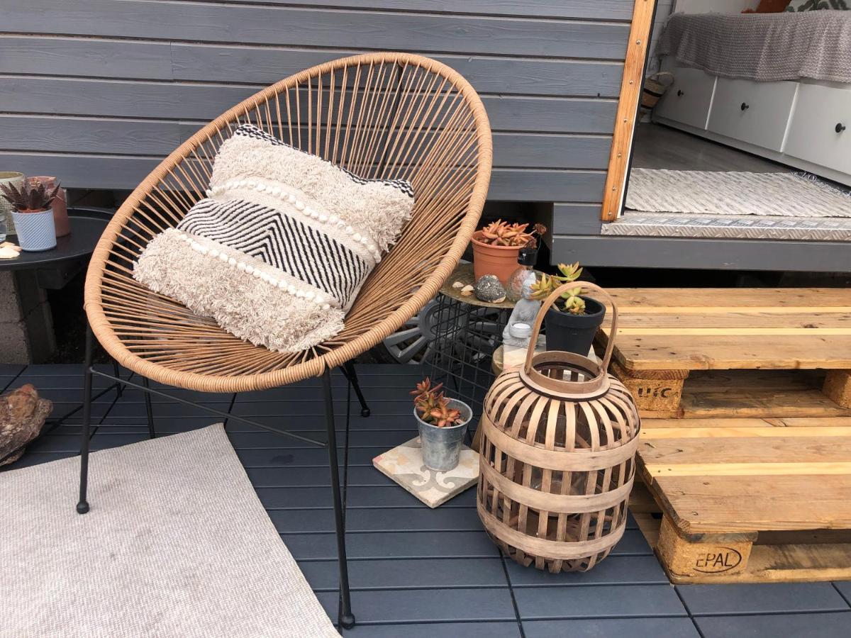 Tinyhouse Luna With Ac, Bbq And Beautiful View La Vegueta Buitenkant foto